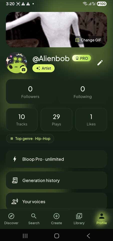 Artist profiles